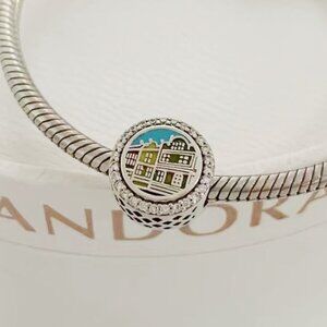 "Pandora Rainbow Row Charleston Exclusive Charm "